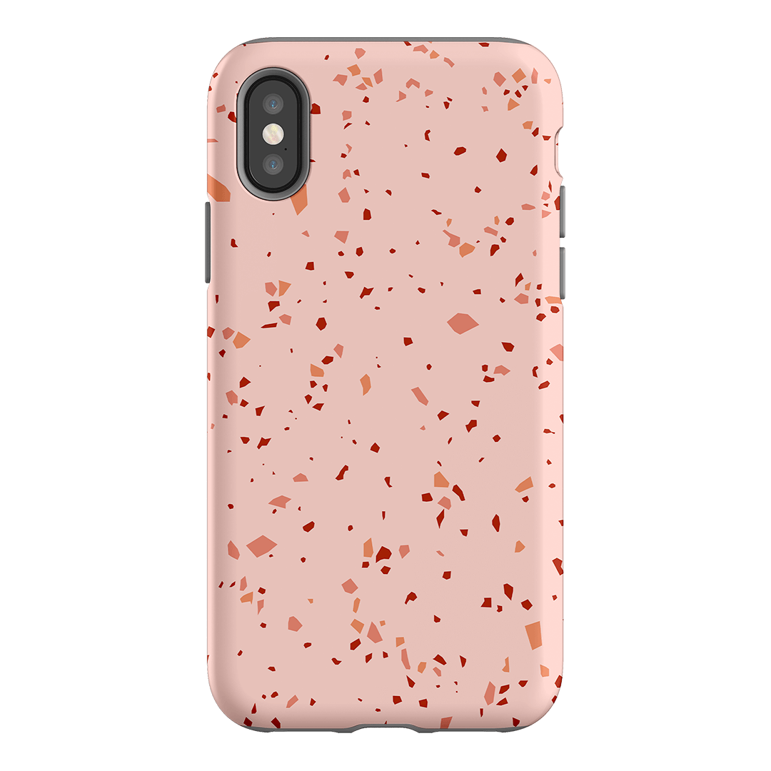 Capri Terrazzo Printed Phone Cases iPhone XS / Armoured by The Dairy - The Dairy