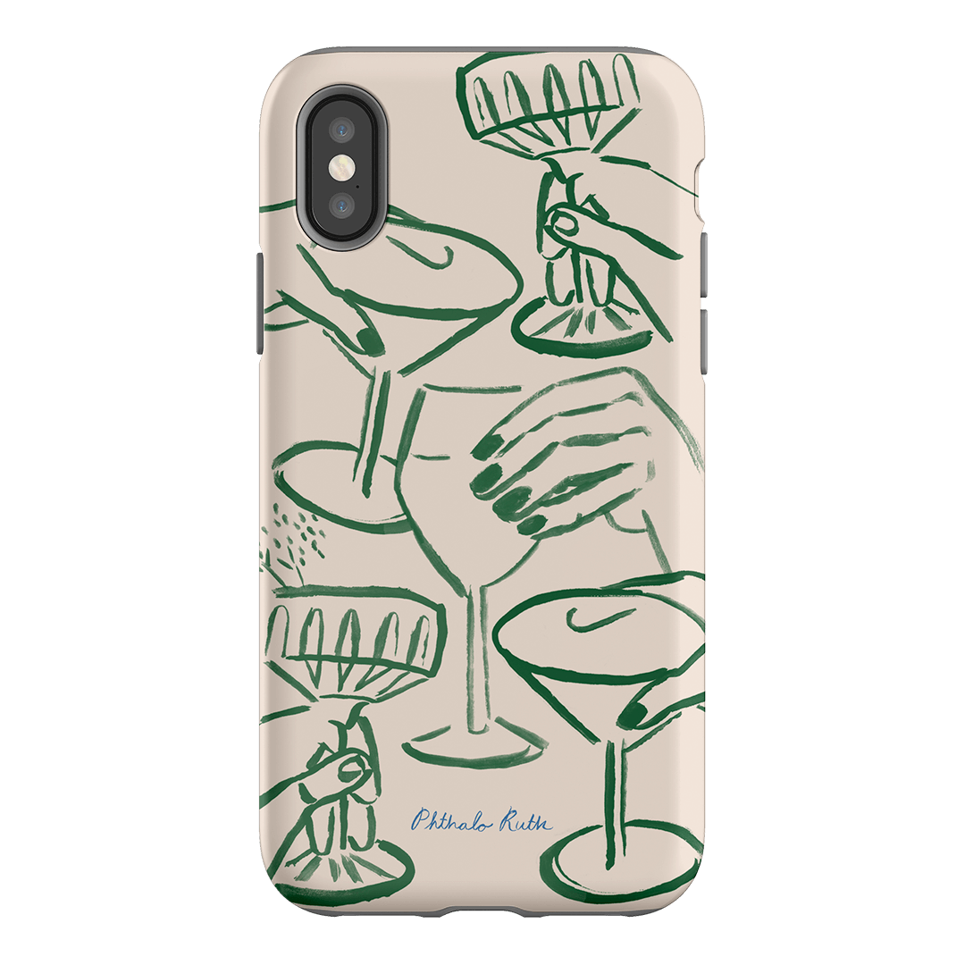 Cheers Printed Phone Cases iPhone XS / Armoured by Phthalo Ruth - The Dairy