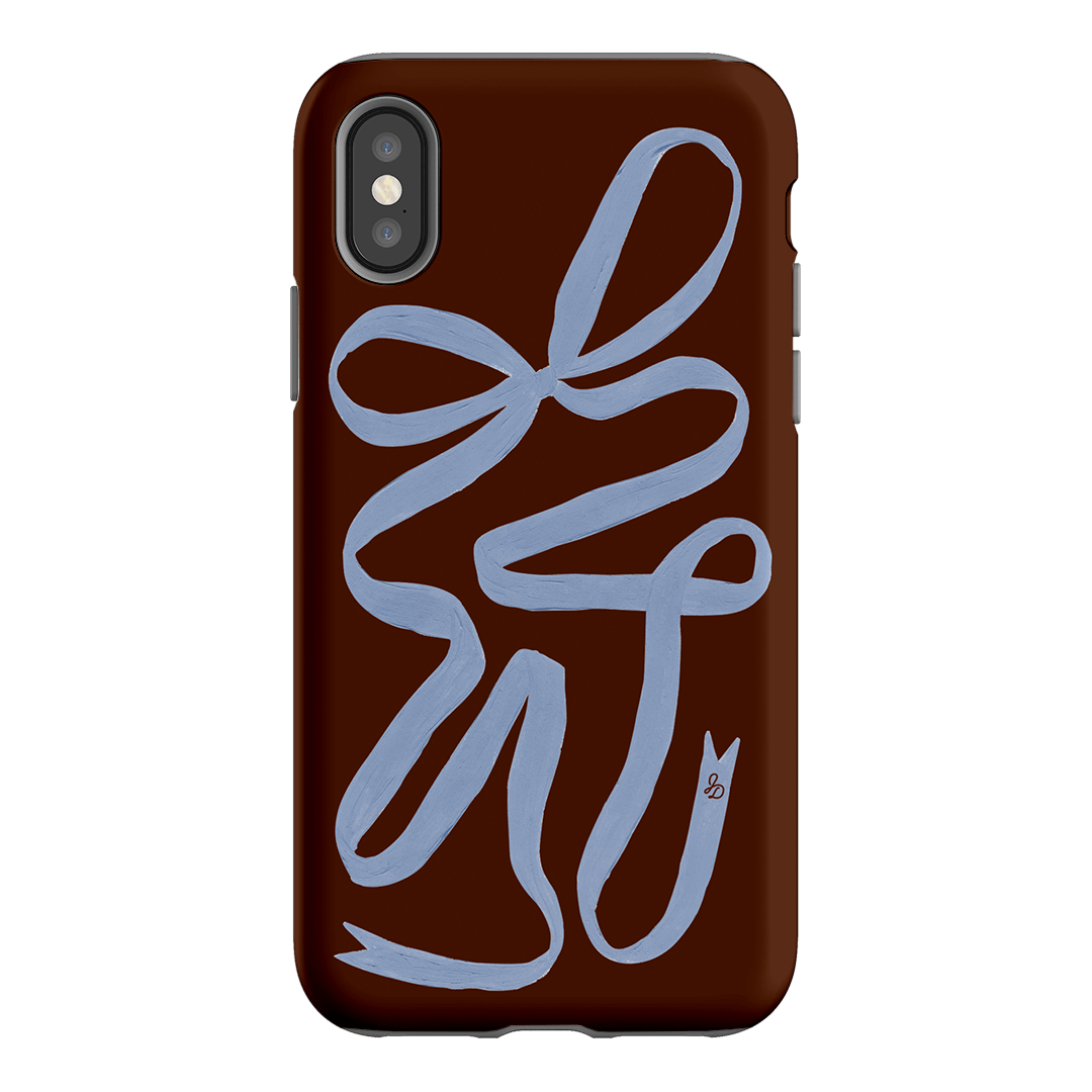 Mocha Ribbon Printed Phone Cases iPhone XS / Armoured by Jasmine Dowling - The Dairy