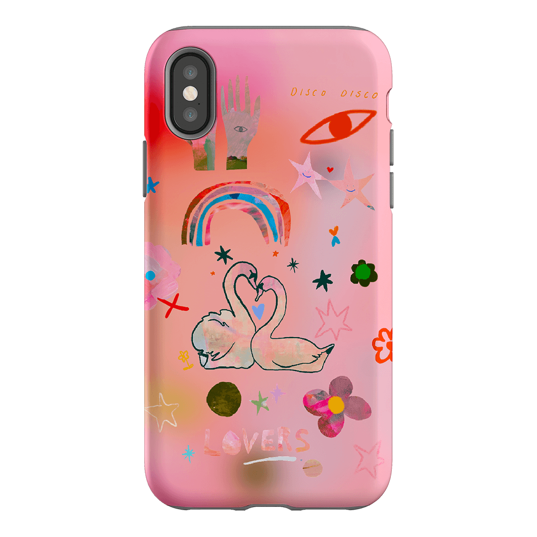 Pink Swan Printed Phone Cases iPhone XS / Armoured by Kate Eliza - The Dairy