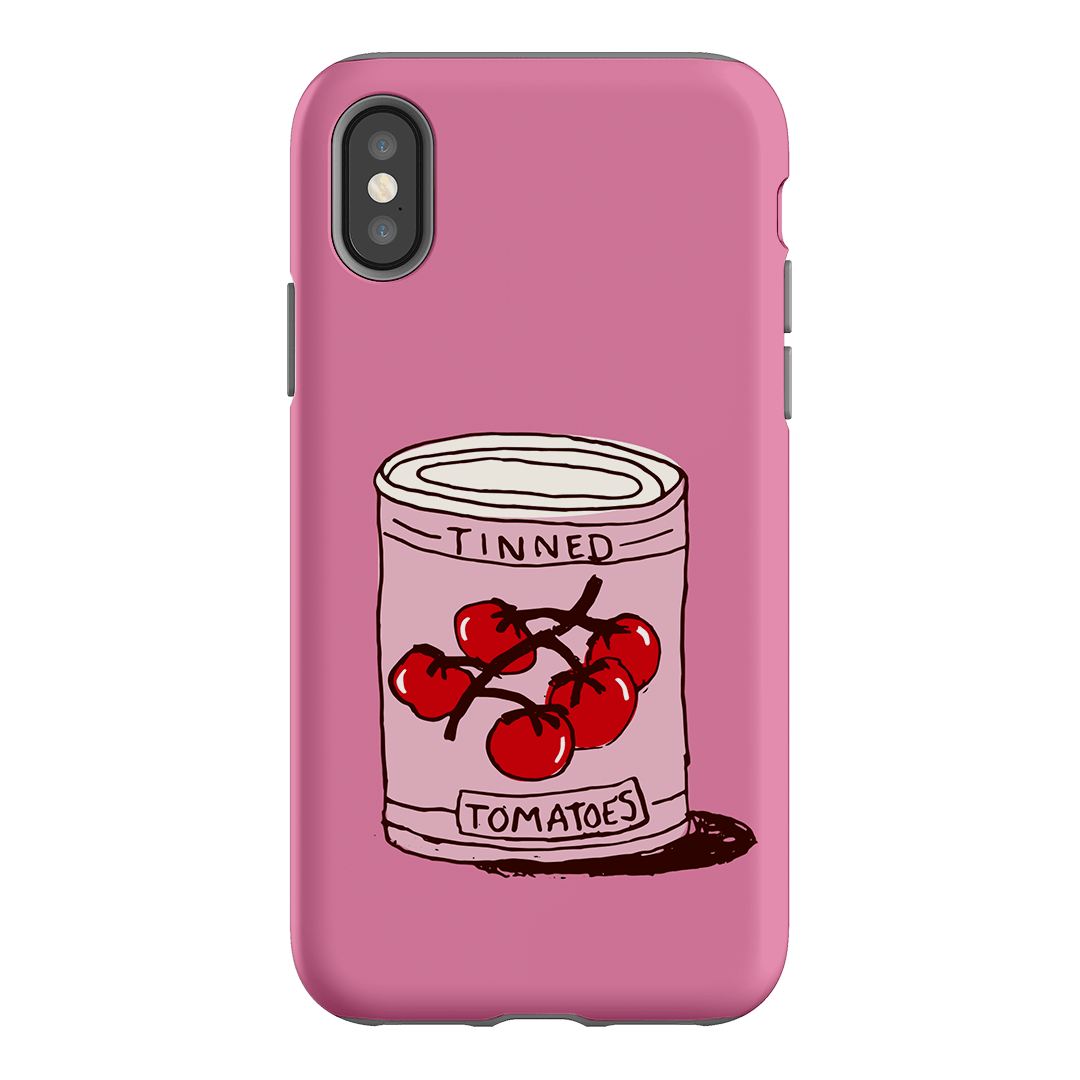 Saucy Pink Printed Phone Cases iPhone XS / Armoured by The Dairy - The Dairy