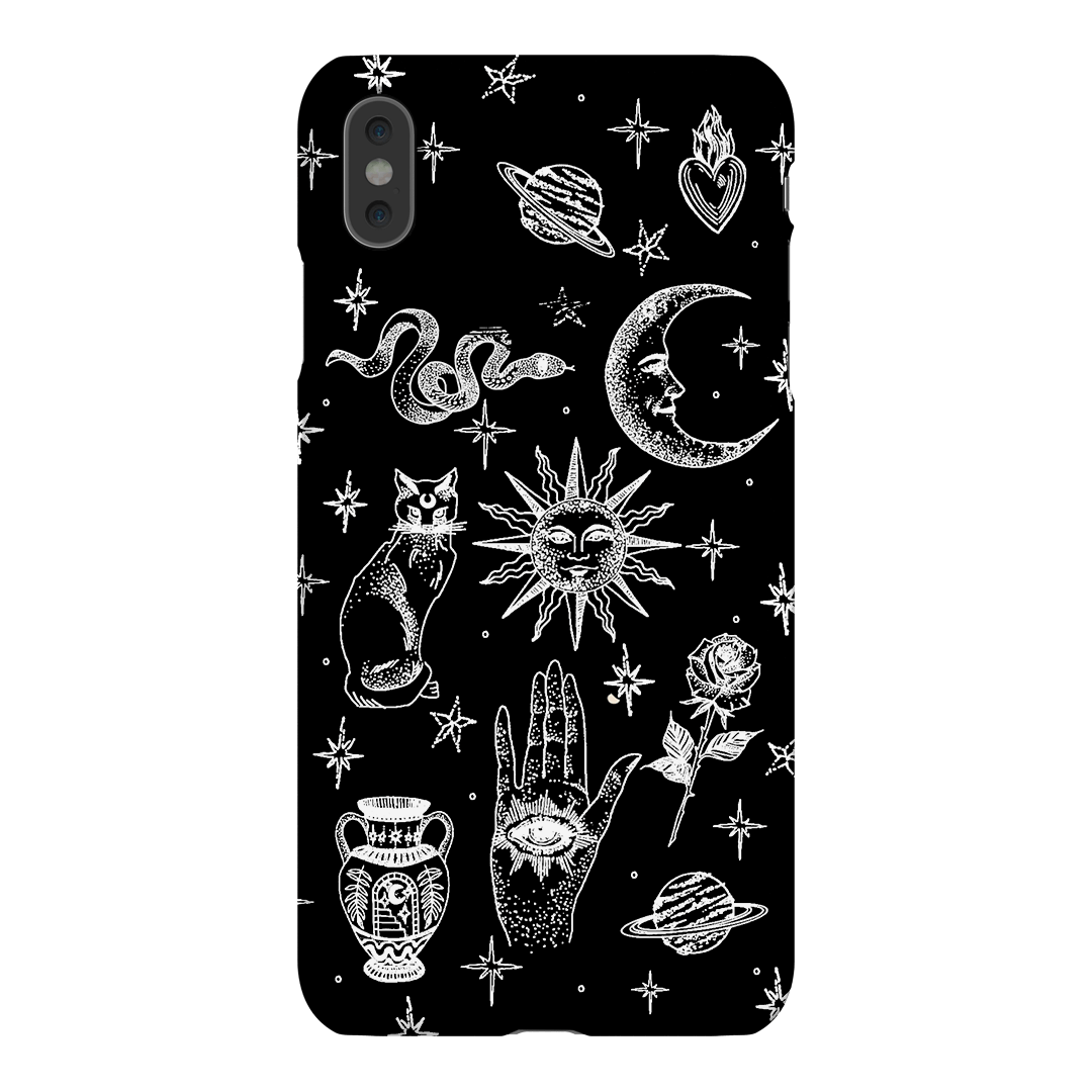 Astro Flash Monochrome Printed Phone Cases iPhone XS Max / Snap by Veronica Tucker - The Dairy