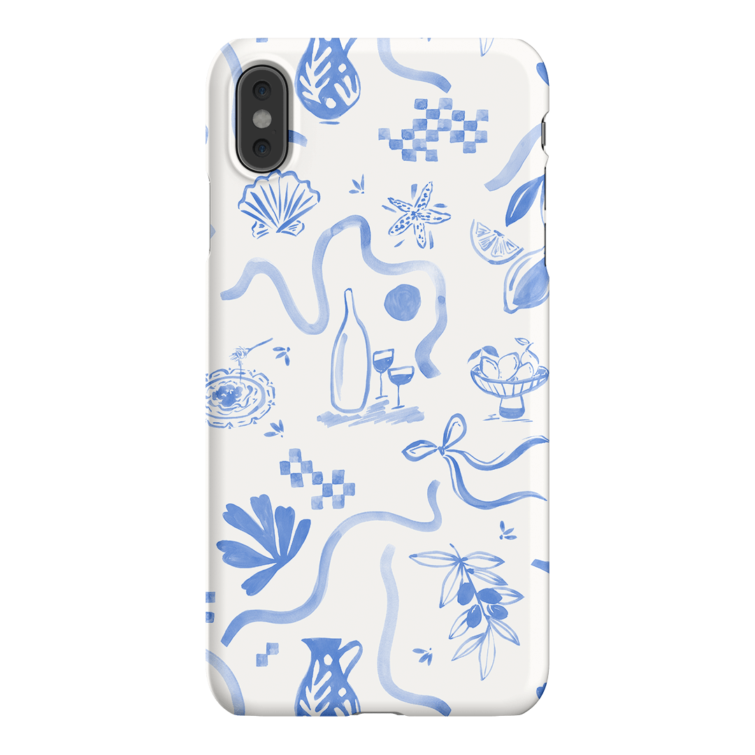Mediterranean Wave Printed Phone Cases iPhone XS Max / Snap by Charlie Taylor - The Dairy