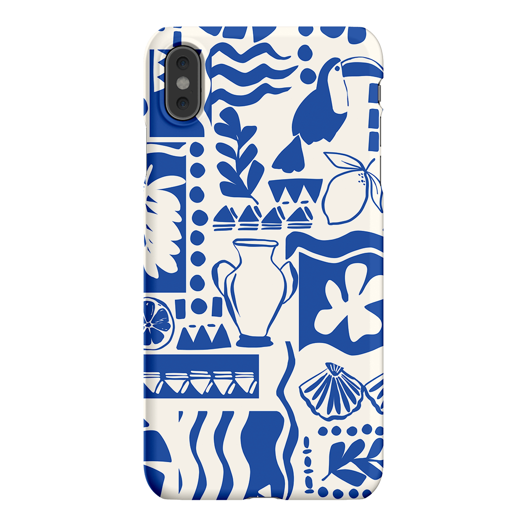 Toucan Blue Printed Phone Cases iPhone XS Max / Snap by Charlie Taylor - The Dairy