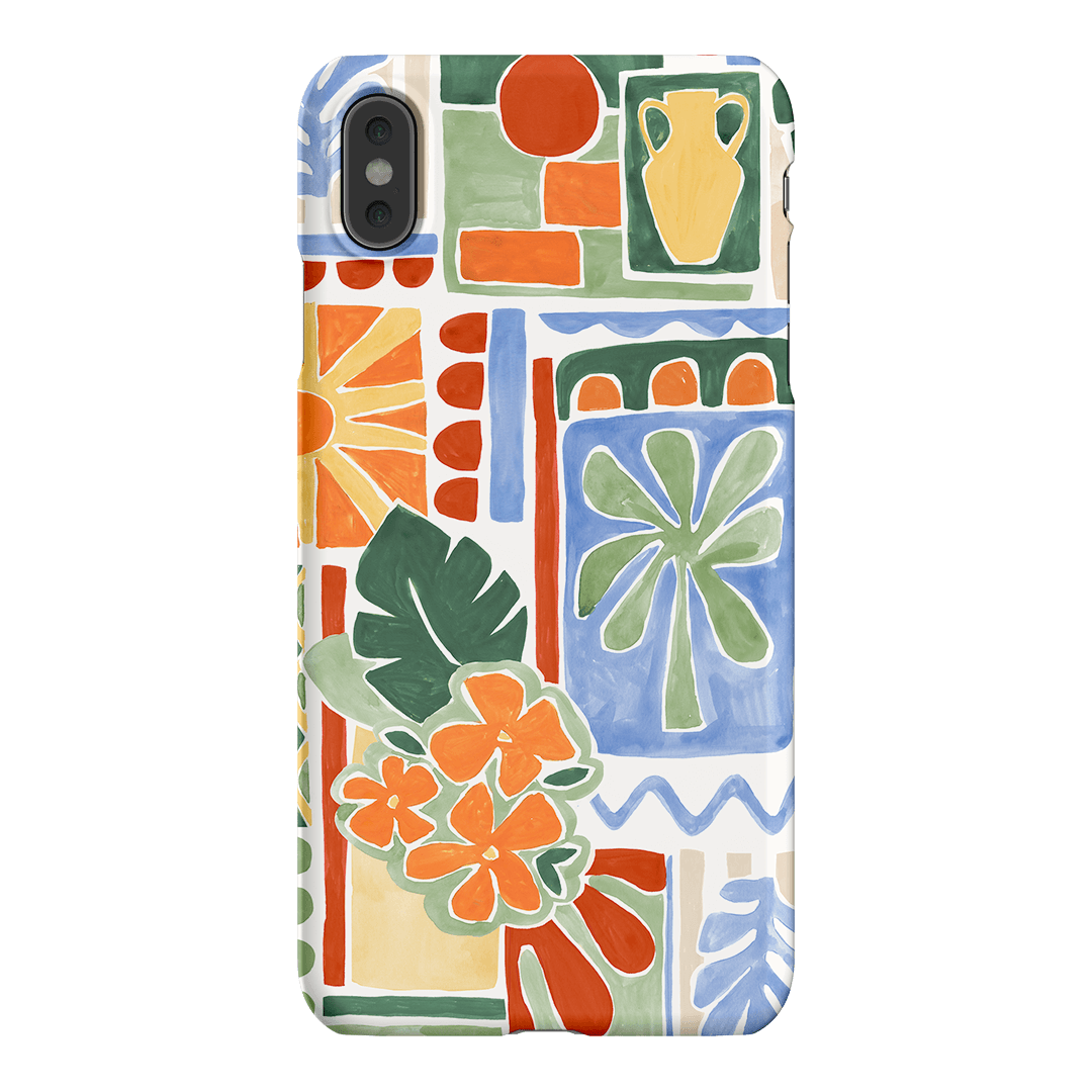 Tropicana Tile Printed Phone Cases iPhone XS Max / Snap by Charlie Taylor - The Dairy