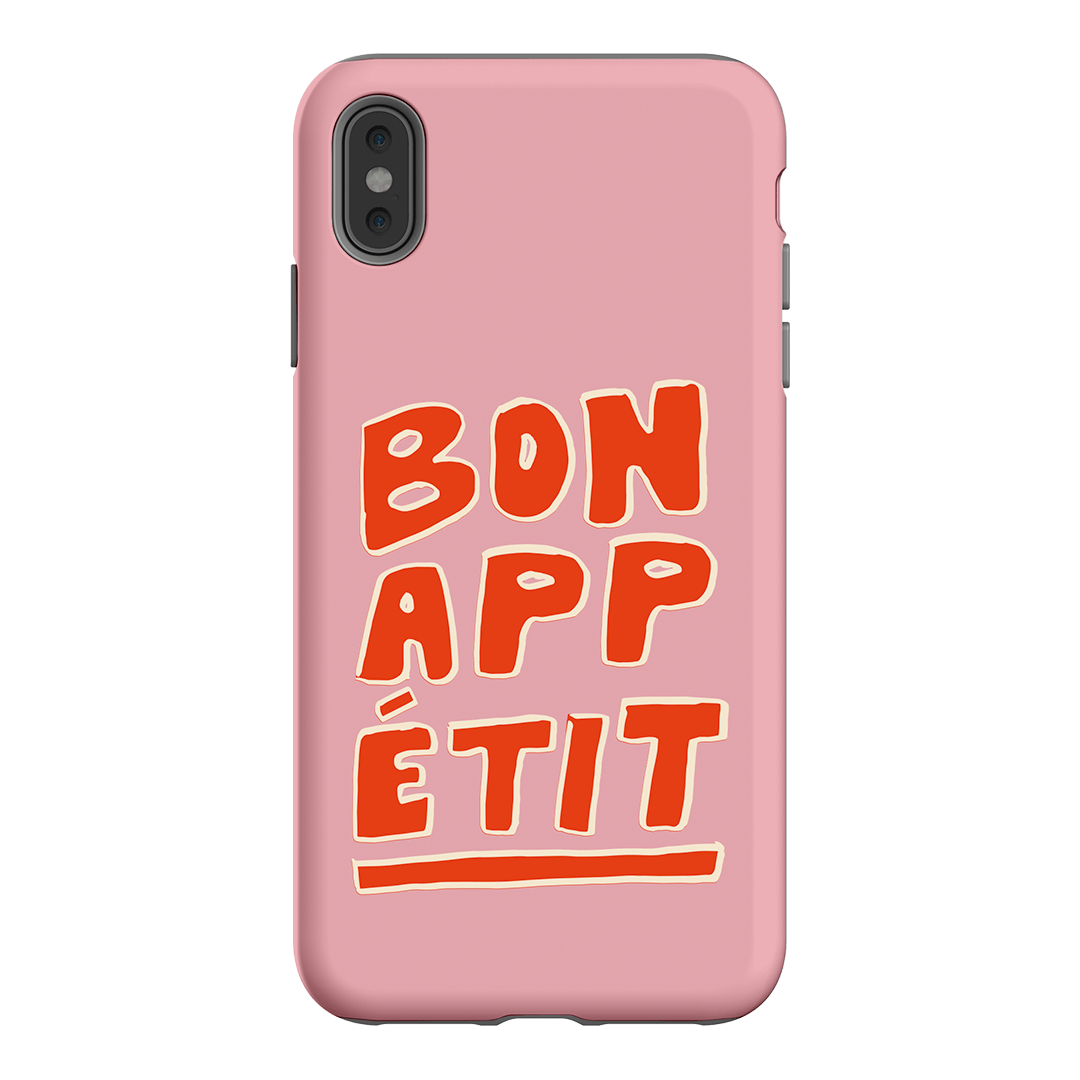 Bon Appetit Pink Printed Phone Cases iPhone XS Max / Armoured by The Dairy - The Dairy