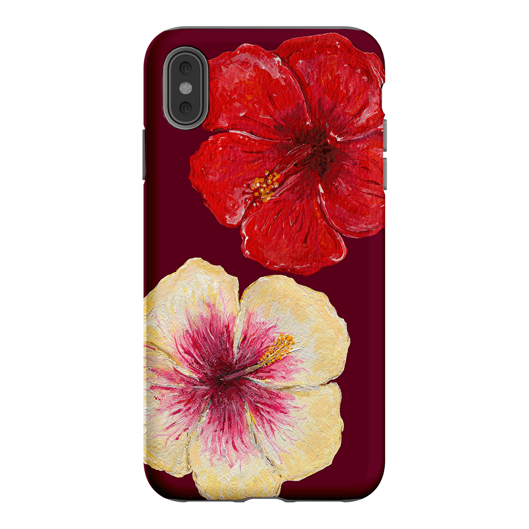 Hibiscus Flower Printed Phone Cases iPhone XS Max / Armoured by BG. Studio - The Dairy