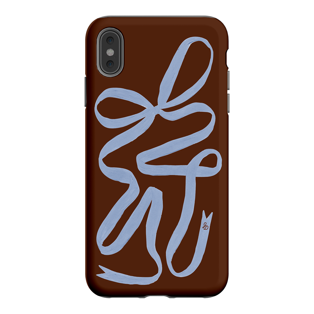 Mocha Ribbon Printed Phone Cases iPhone XS Max / Armoured by Jasmine Dowling - The Dairy