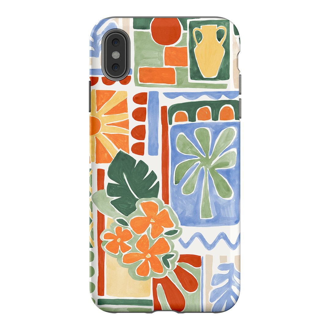 Tropicana Tile Printed Phone Cases iPhone XS Max / Armoured by Charlie Taylor - The Dairy