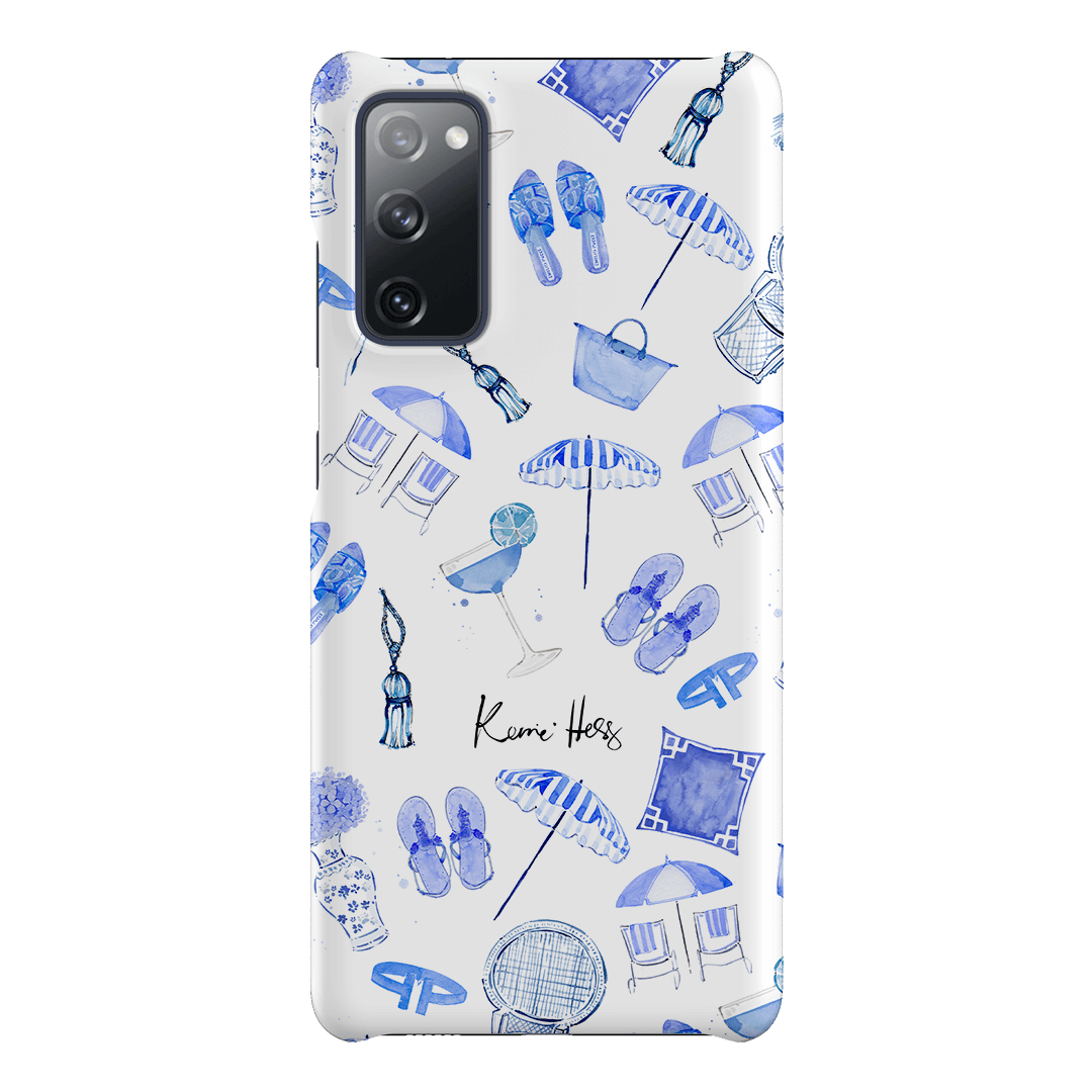 Santorini Printed Phone Cases Samsung Galaxy S20 FE / Snap by Kerrie Hess - The Dairy
