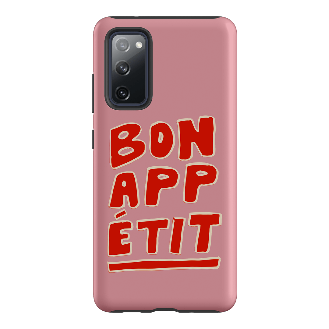 Bon Appetit Pink Printed Phone Cases Samsung Galaxy S20 FE / Armoured by The Dairy - The Dairy