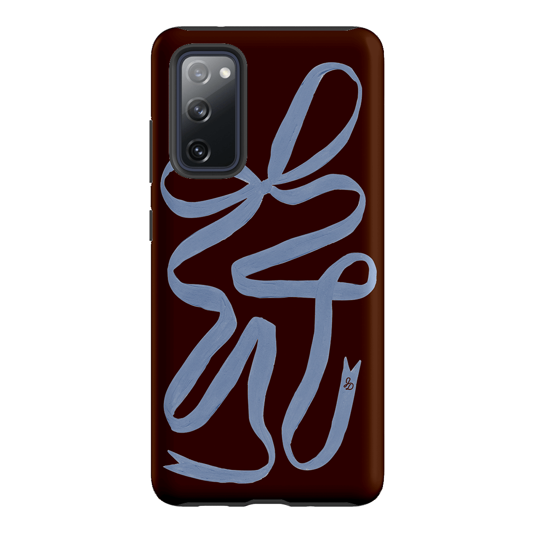 Mocha Ribbon Printed Phone Cases Samsung Galaxy S20 FE / Armoured by Jasmine Dowling - The Dairy