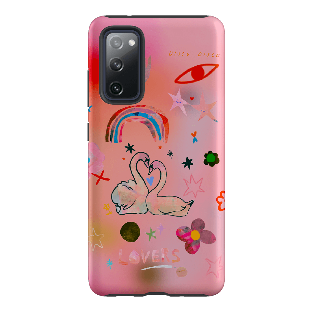 Pink Swan Printed Phone Cases Samsung Galaxy S20 FE / Armoured by Kate Eliza - The Dairy