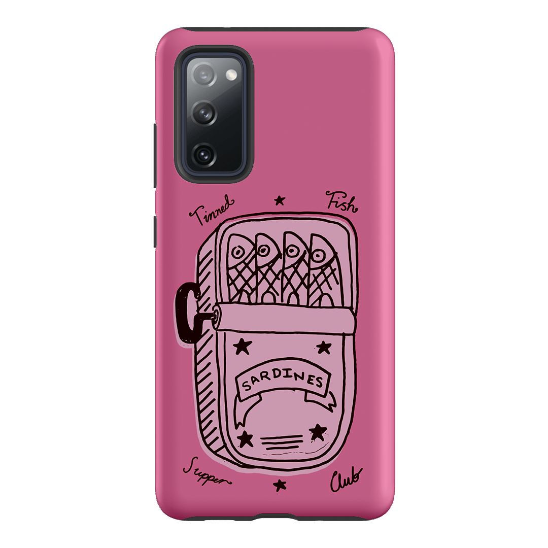 Sardine Social Pink Printed Phone Cases Samsung Galaxy S20 FE / Armoured by The Dairy - The Dairy