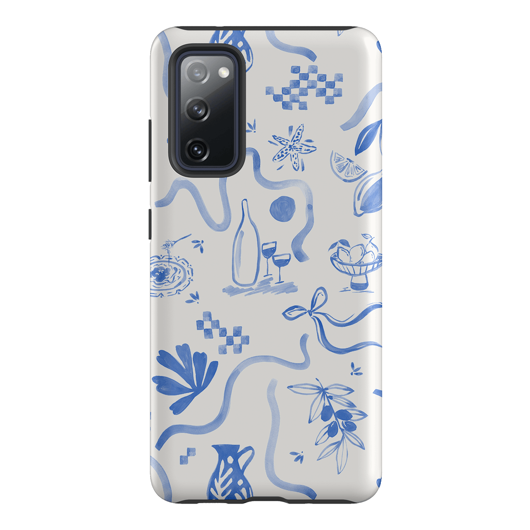 Mediterranean Wave Printed Phone Cases Samsung Galaxy S20 FE / Armoured by Charlie Taylor - The Dairy