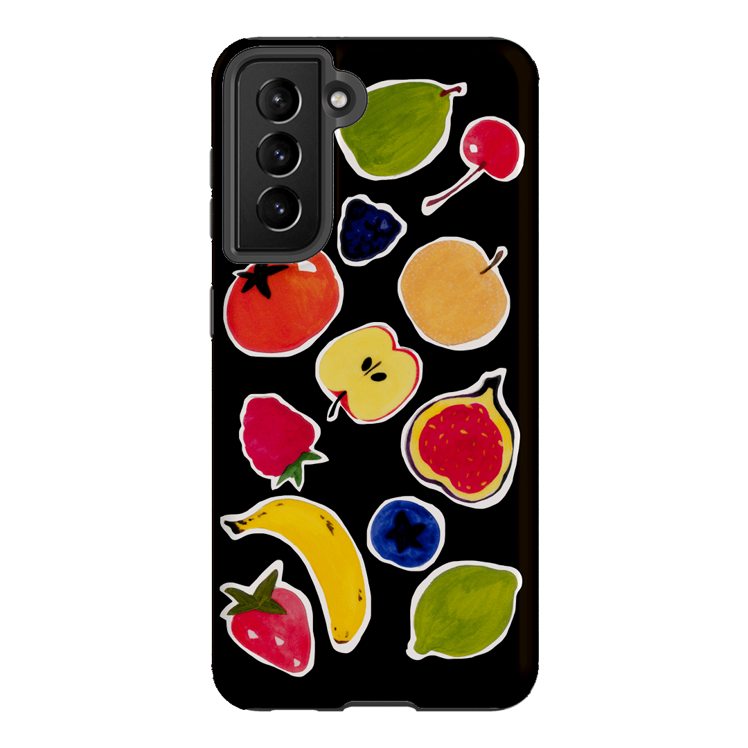 Fruit Stickers Printed Phone Cases Samsung Galaxy S21 / Armoured by Studio Bon - The Dairy