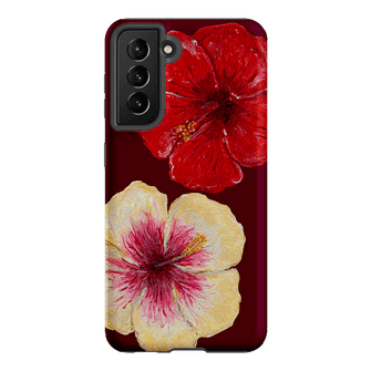 Hibiscus Flower Printed Phone Cases Samsung Galaxy S21 / Armoured by BG. Studio - The Dairy