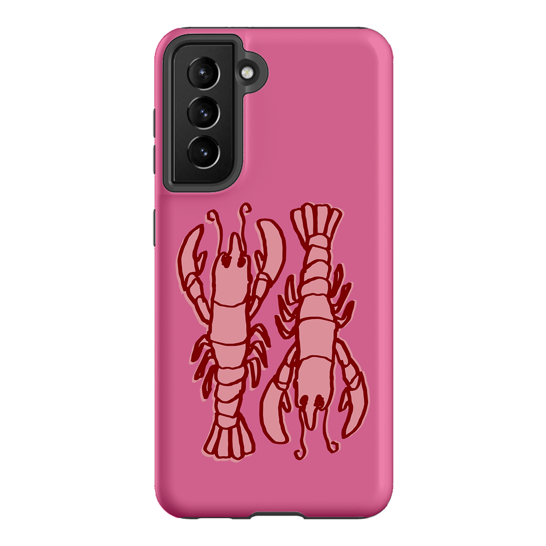 Lobster Love Pink Printed Phone Cases Samsung Galaxy S21 / Armoured by The Dairy - The Dairy