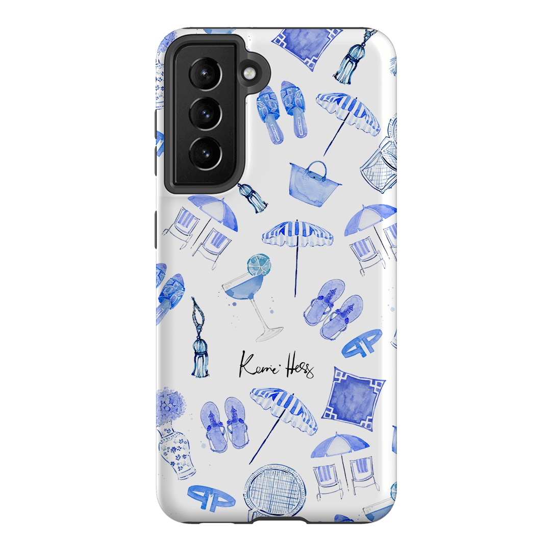 Santorini Printed Phone Cases Samsung Galaxy S21 / Armoured by Kerrie Hess - The Dairy