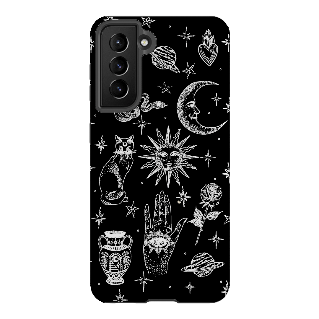 Astro Flash Monochrome Printed Phone Cases Samsung Galaxy S21 / Armoured by Veronica Tucker - The Dairy