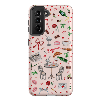 Bonjour Printed Phone Cases Samsung Galaxy S21 / Armoured by BG. Studio - The Dairy