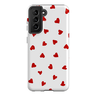 Love Hearts Printed Phone Cases Samsung Galaxy S21 / Armoured by Oak Meadow - The Dairy