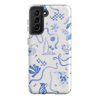 Mediterranean Wave Printed Phone Cases Samsung Galaxy S21 / Armoured by Charlie Taylor - The Dairy