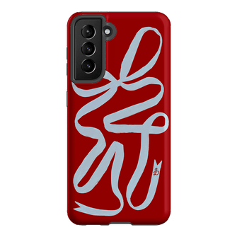 Cottage Ribbon Printed Phone Cases Samsung Galaxy S21 / Armoured by Jasmine Dowling - The Dairy
