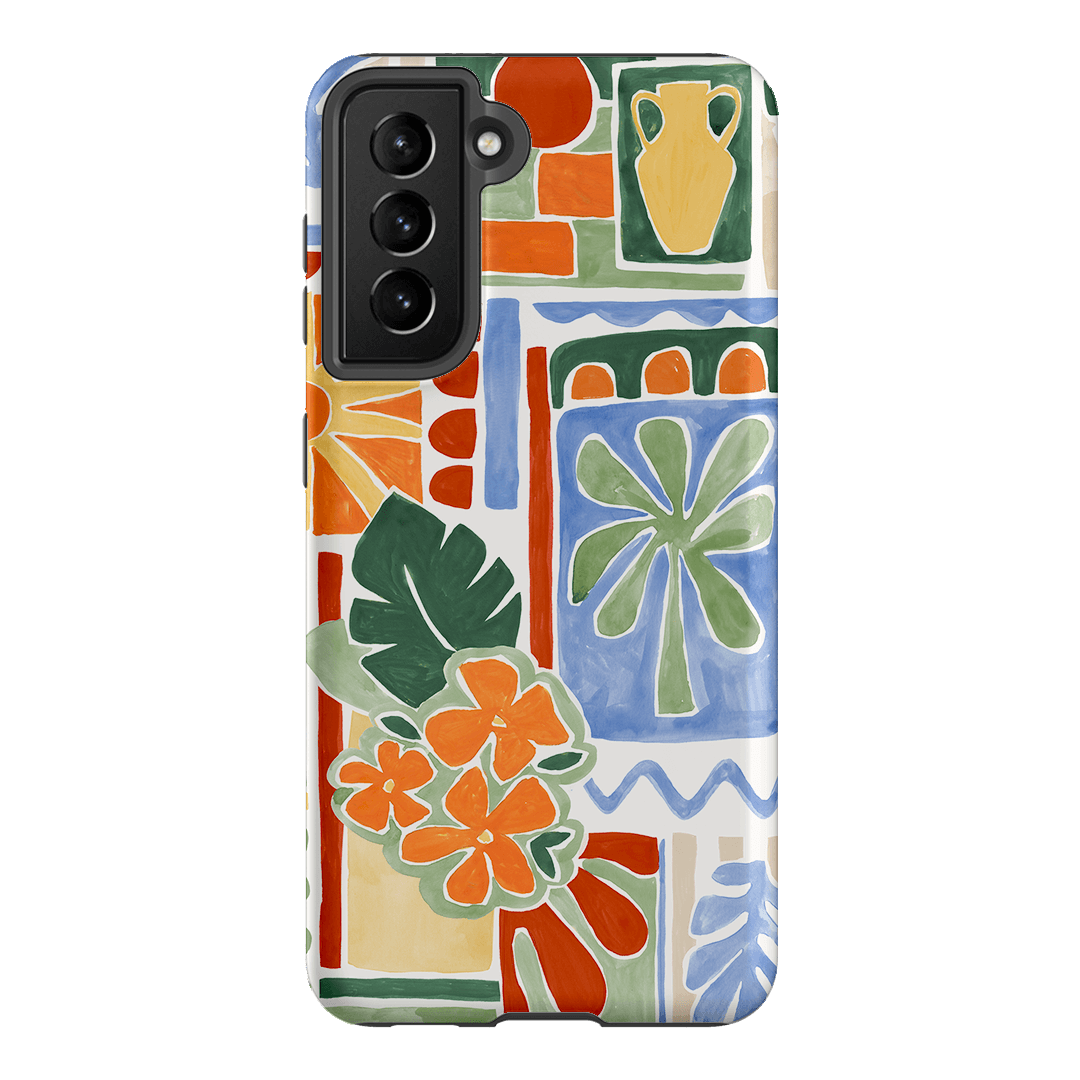 Tropicana Tile Printed Phone Cases Samsung Galaxy S21 / Armoured by Charlie Taylor - The Dairy