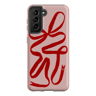 Valentine Ribbon Printed Phone Cases Samsung Galaxy S21 / Armoured by Jasmine Dowling - The Dairy