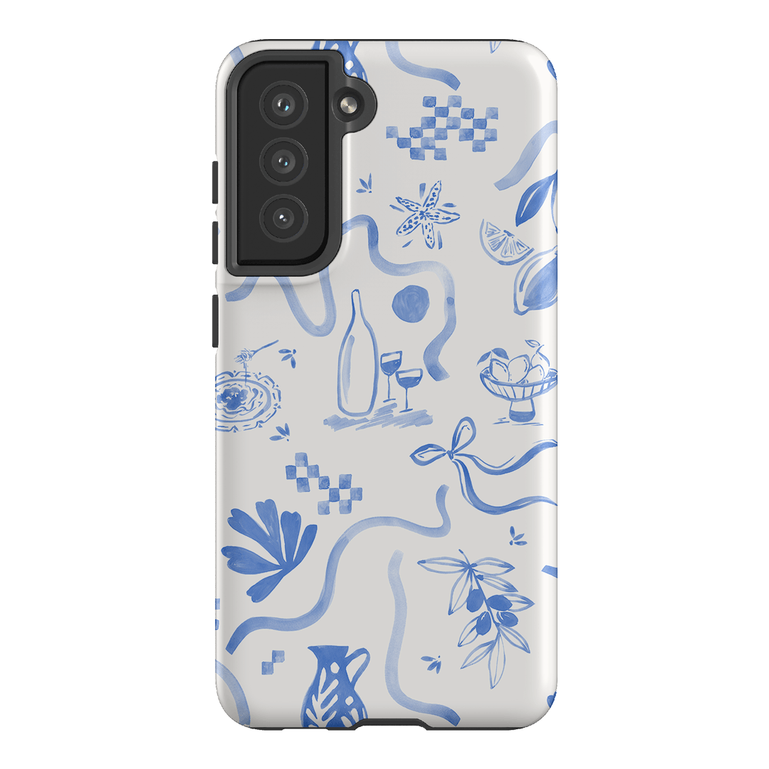Mediterranean Wave Printed Phone Cases by Charlie Taylor - The Dairy