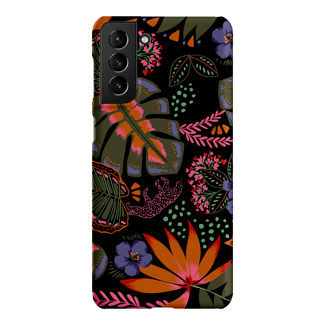 Jungle Leopard Printed Phone Cases Samsung Galaxy S21 Plus / Snap by Charlie Taylor - The Dairy