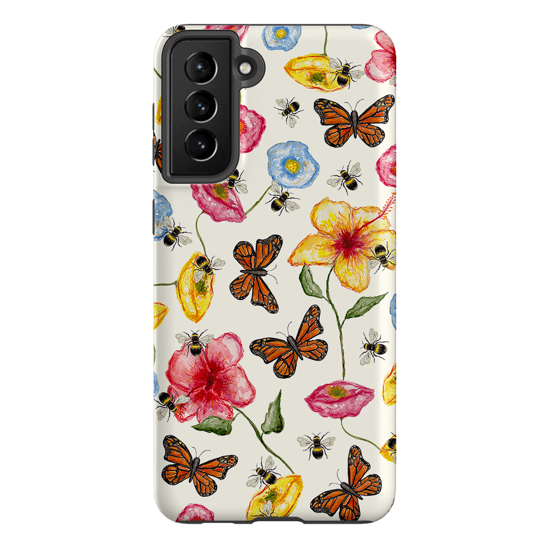 Butterflies & Bees Printed Phone Cases Samsung Galaxy S21 Plus / Armoured by BG. Studio - The Dairy