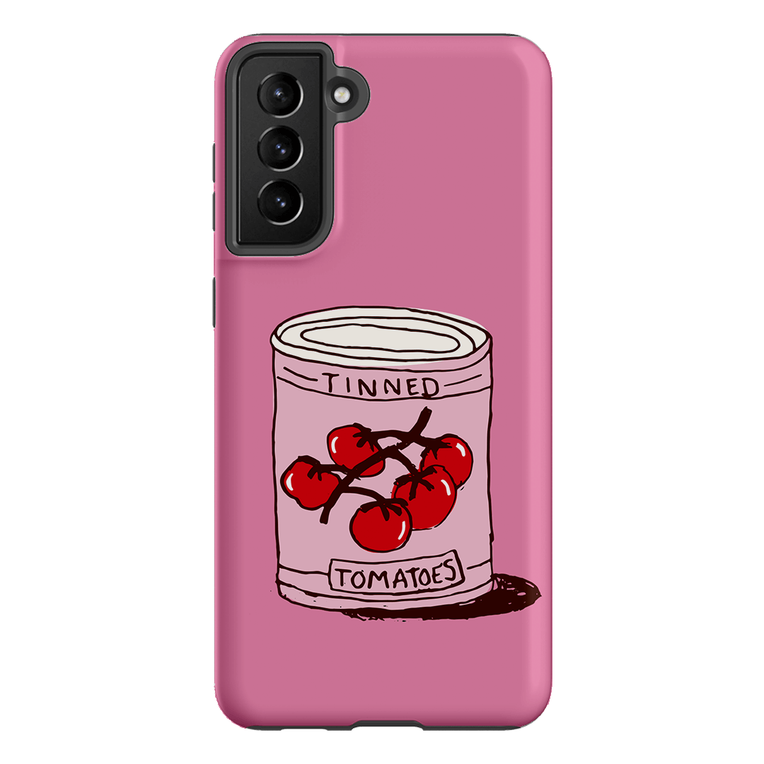 Saucy Pink Printed Phone Cases Samsung Galaxy S21 Plus / Armoured by The Dairy - The Dairy