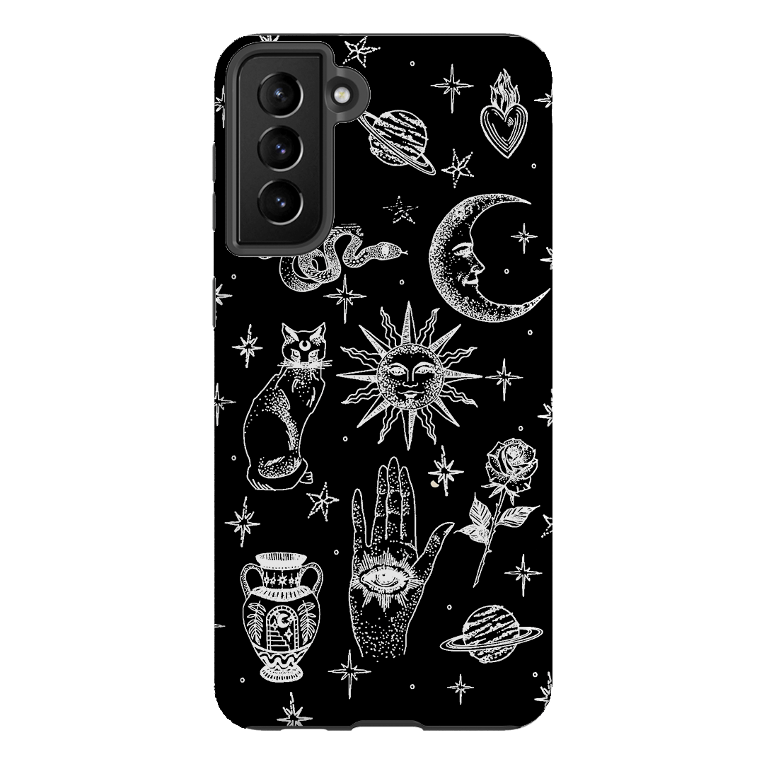 Astro Flash Monochrome Printed Phone Cases Samsung Galaxy S21 Plus / Armoured by Veronica Tucker - The Dairy
