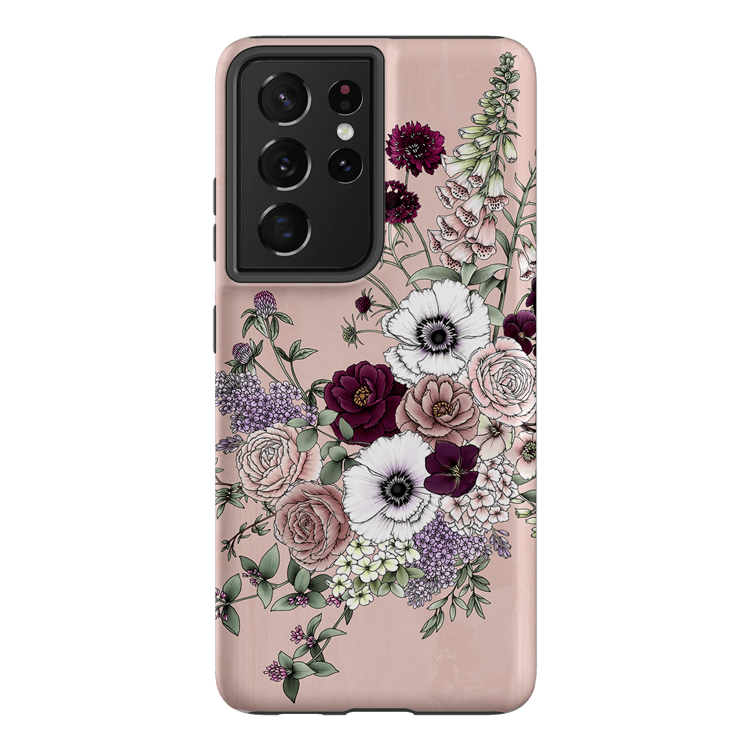 Blush Wildflowers Printed Phone Cases Samsung Galaxy S21 Ultra / Armoured by Typoflora - The Dairy