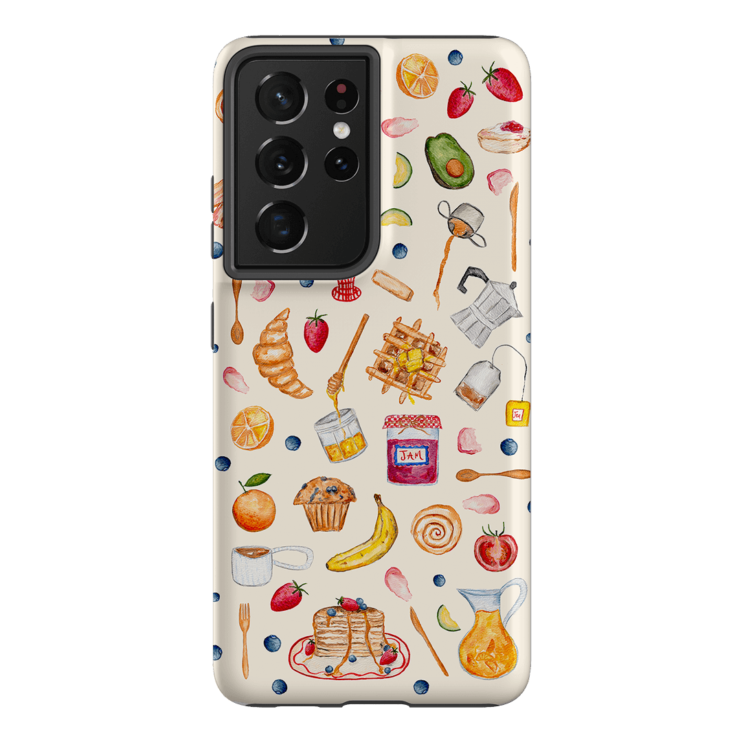 Sunday Breakfast Printed Phone Cases Samsung Galaxy S21 Ultra / Armoured by BG. Studio - The Dairy