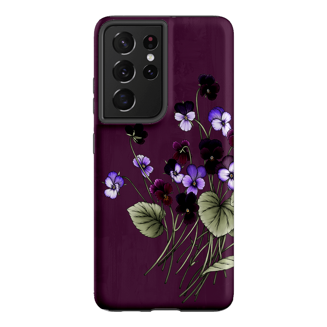 Viola Printed Phone Cases Samsung Galaxy S21 Ultra / Armoured by Typoflora - The Dairy