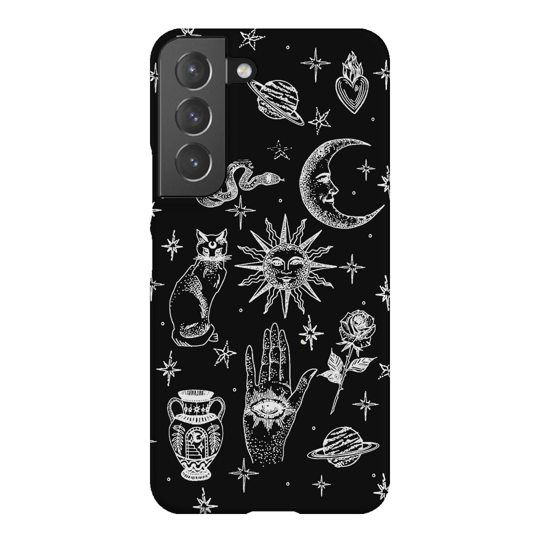 Astro Flash Monochrome Printed Phone Cases Samsung Galaxy S22 / Snap by Veronica Tucker - The Dairy
