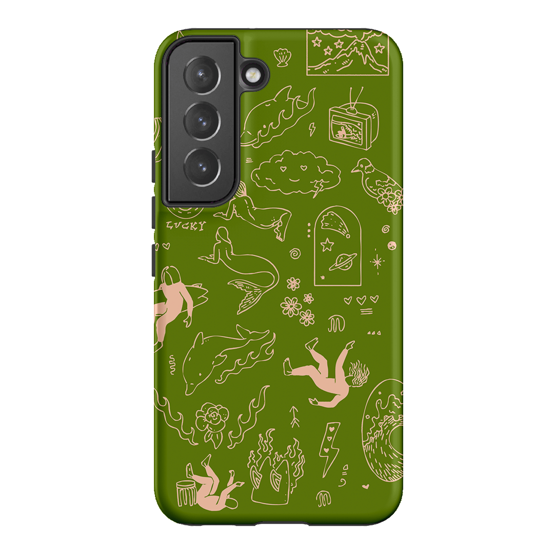 Easty Flash Green Printed Phone Cases Samsung Galaxy S22 / Armoured by Easty Beasty - The Dairy