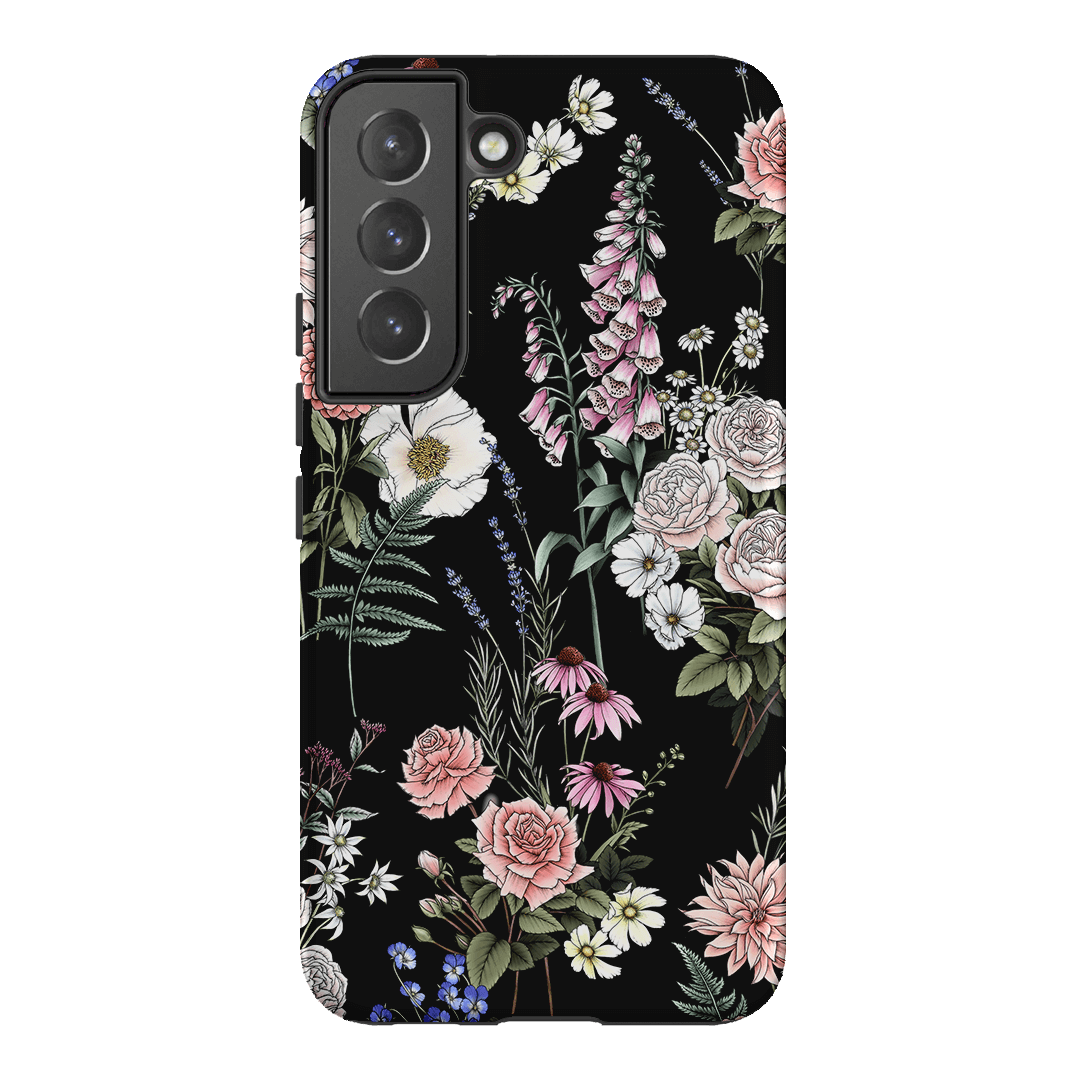 Garden Party Noir Printed Phone Cases Samsung Galaxy S22 / Armoured by Typoflora - The Dairy