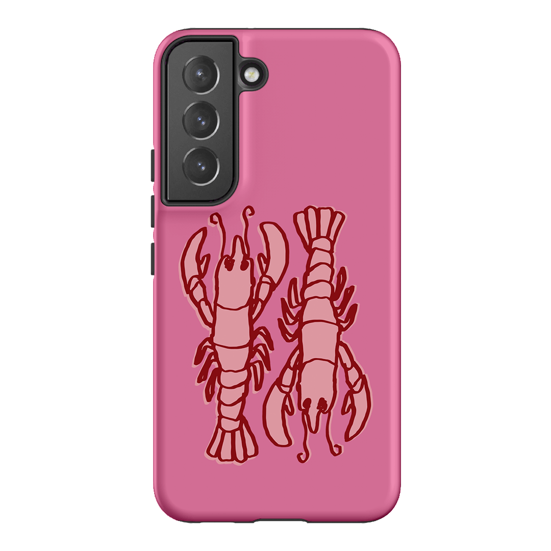 Lobster Love Pink Printed Phone Cases Samsung Galaxy S22 / Armoured by The Dairy - The Dairy