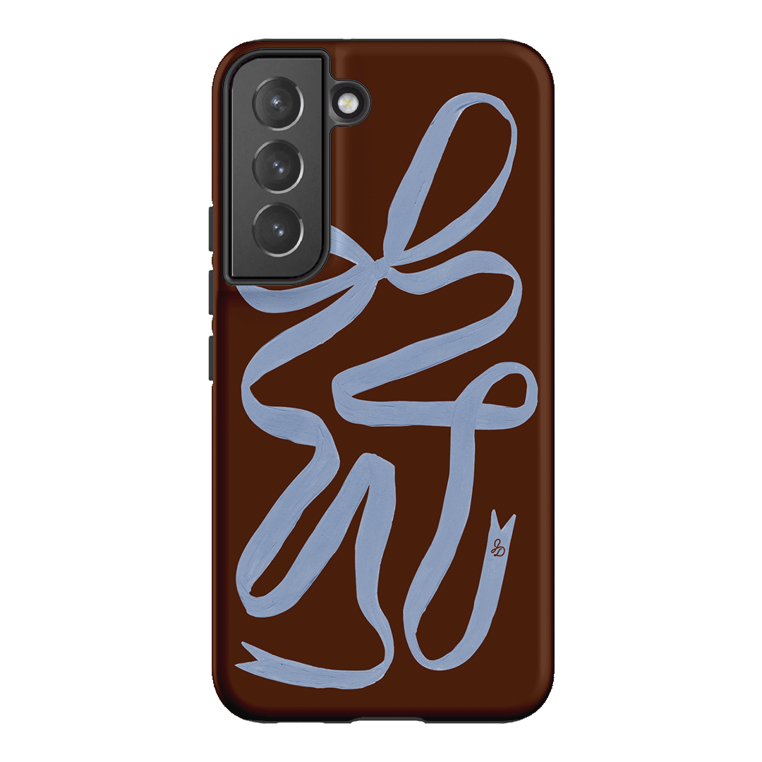 Mocha Ribbon Printed Phone Cases Samsung Galaxy S22 / Armoured by Jasmine Dowling - The Dairy