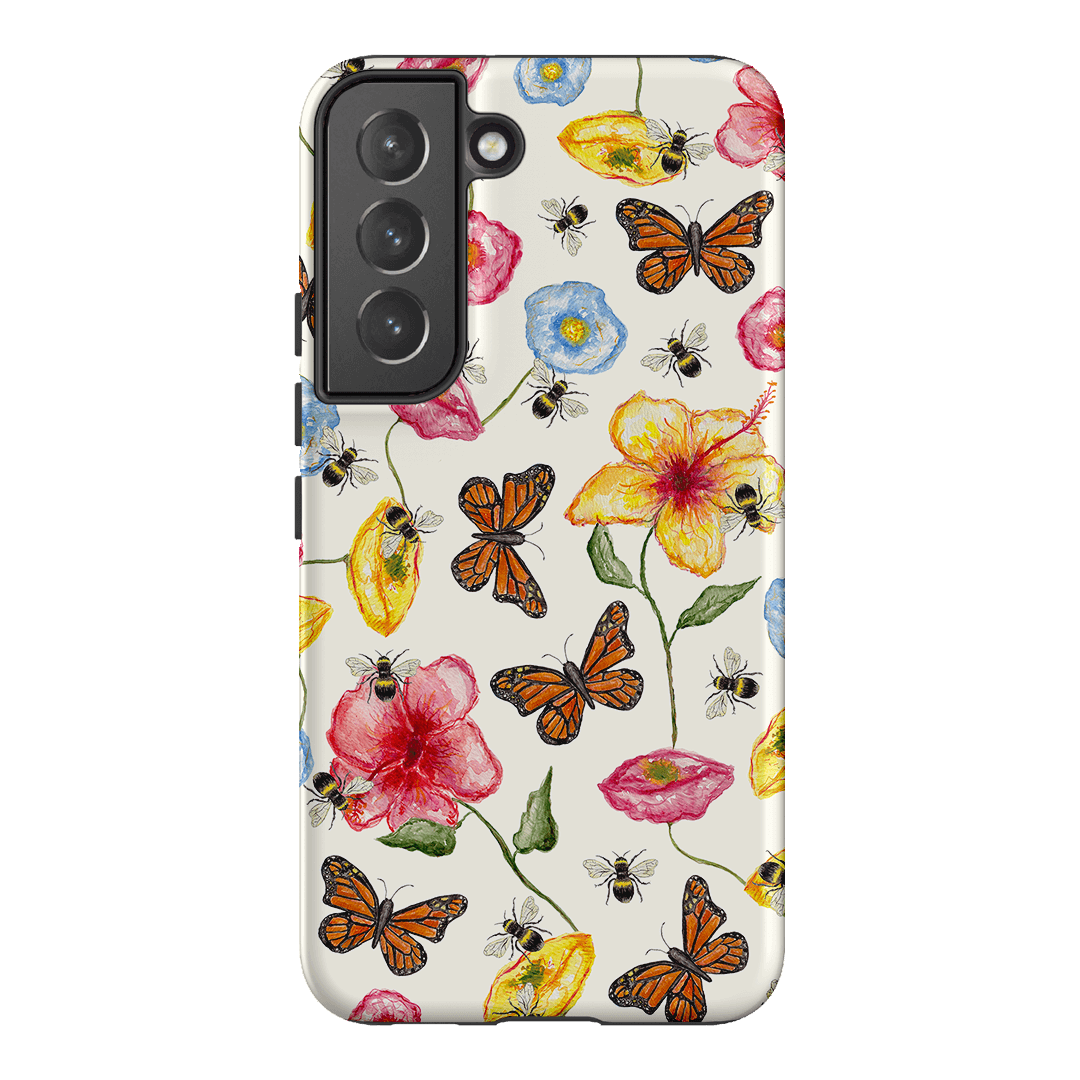 Butterflies & Bees Printed Phone Cases Samsung Galaxy S22 Plus / Armoured by BG. Studio - The Dairy