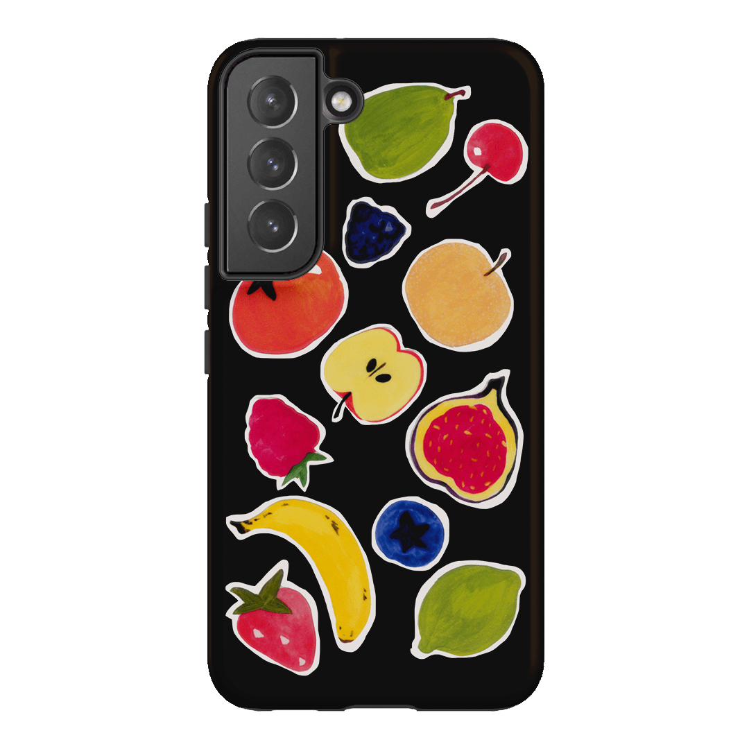 Fruit Stickers Printed Phone Cases Samsung Galaxy S22 Plus / Armoured by Studio Bon - The Dairy