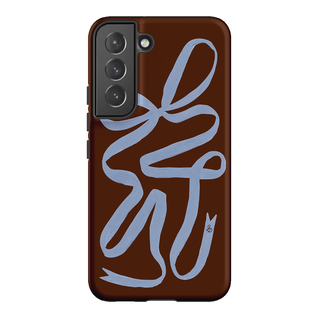 Mocha Ribbon Printed Phone Cases Samsung Galaxy S22 Plus / Armoured by Jasmine Dowling - The Dairy