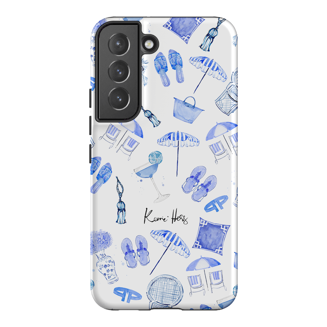 Santorini Printed Phone Cases Samsung Galaxy S22 Plus / Armoured by Kerrie Hess - The Dairy