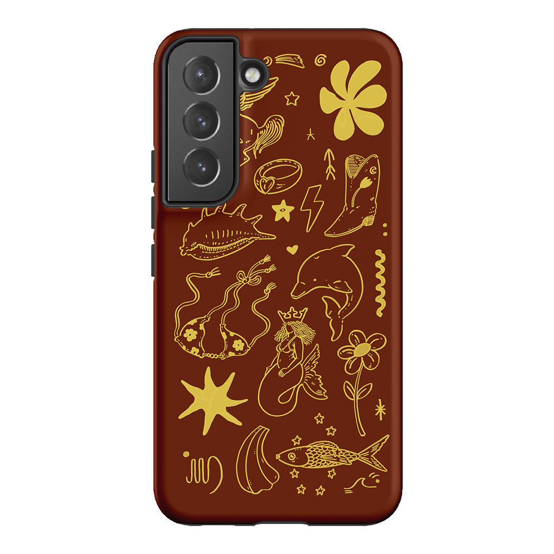 Spiced Cowboy Chocolate Printed Phone Cases Samsung Galaxy S22 Plus / Armoured by Easty Beasty - The Dairy