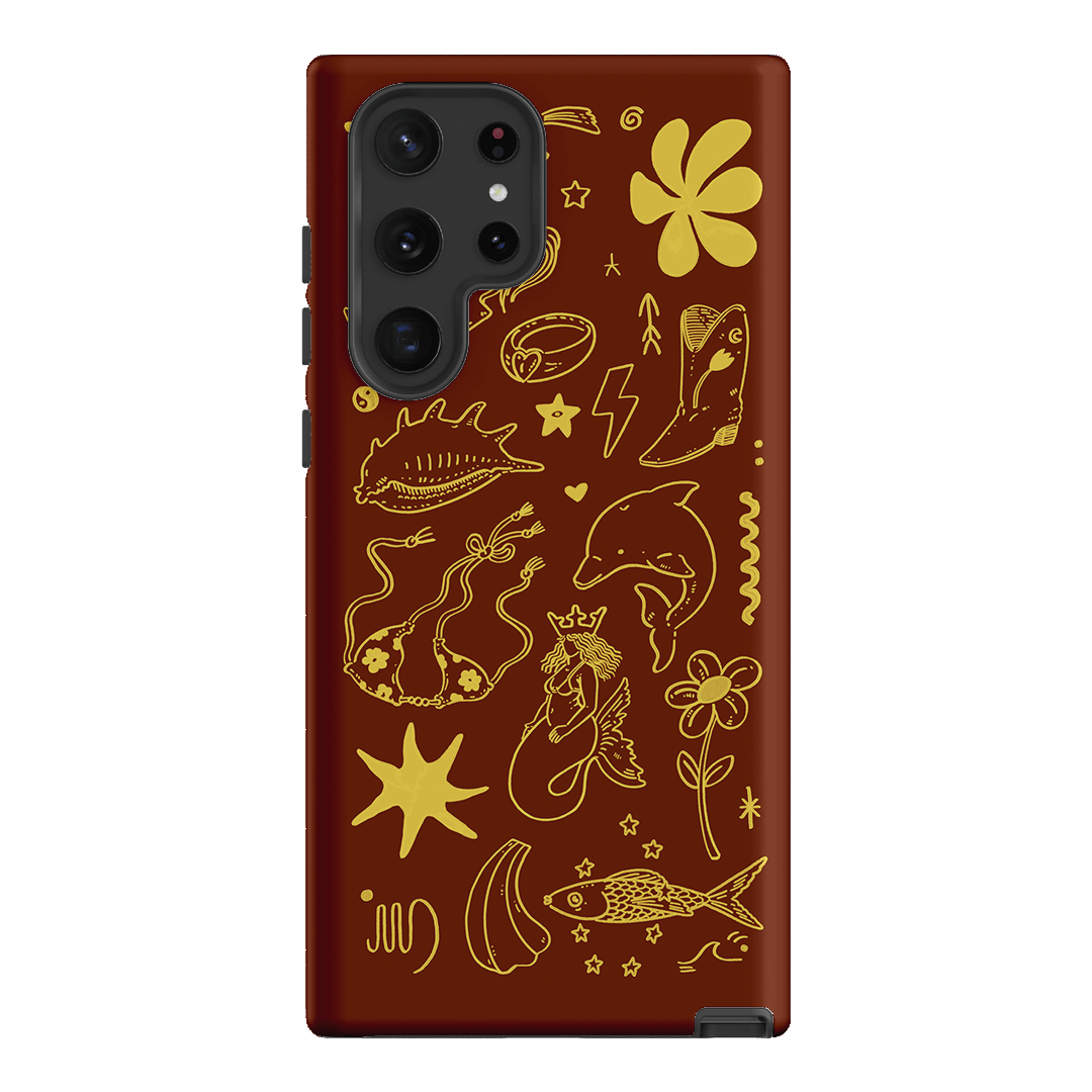 Spiced Cowboy Chocolate Printed Phone Cases Samsung Galaxy S22 Ultra / Armoured by Easty Beasty - The Dairy