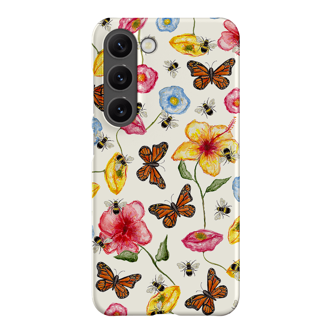 Butterflies & Bees Printed Phone Cases Samsung Galaxy S23 / Snap by BG. Studio - The Dairy